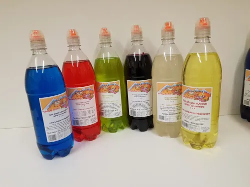 6 x 1 Litre Sugar Free MIXED CASE SLUSH Terribly Tasty