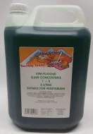 Kiwi Slush Syrup (4 x 5 Litre) Terribly Tasty