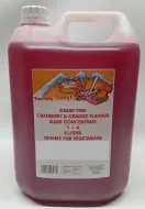 Cranberry & Orange Sugar Free Syrup (5 Litre) Terribly Tasty