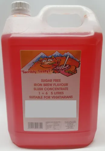 Iron Brew Sugar Free Syrup (4 x 5 Litre) Terribly Tasty