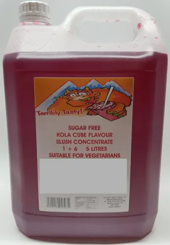 Kola Cube Sugar Free Syrup (4 x 5 Litre) Terribly Tasty