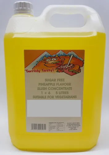 Pineapple Sugar Free Syrup (5 Litre) Terribly Tasty