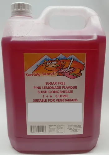 Pink Lemonade Sugar Free Syrup (4 x 5 Litre) Terribly Tasty