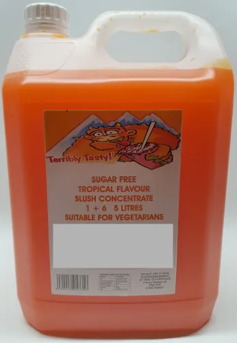 Tropical Sugar Free Syrup (5 Litre) Terribly Tasty